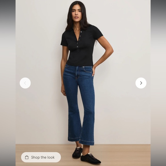 Veronica Beard Carson Ankle Flare Jeans